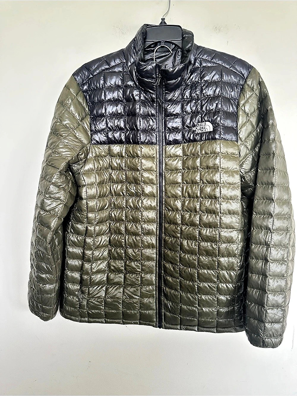 The North Face Men's ThermoBall Jacket Green & Black XL
